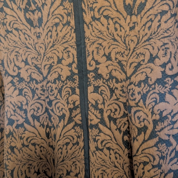 Vince Camuto Sweater Dress With Leather Neckline and Back Detail - Picture 7 of 8